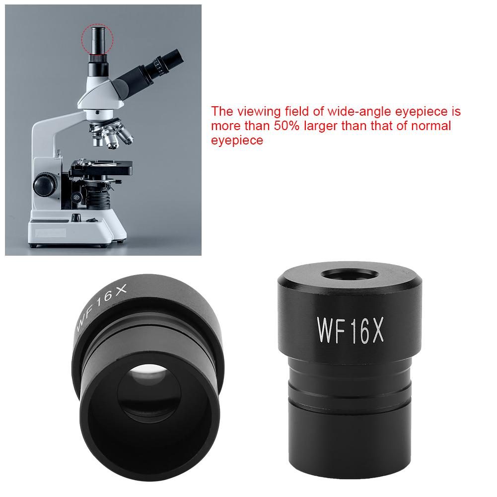 DM-R002 WF16X 11mm Eyepiece for Microscope Ocular Lens Mounting 23.2mm Tool