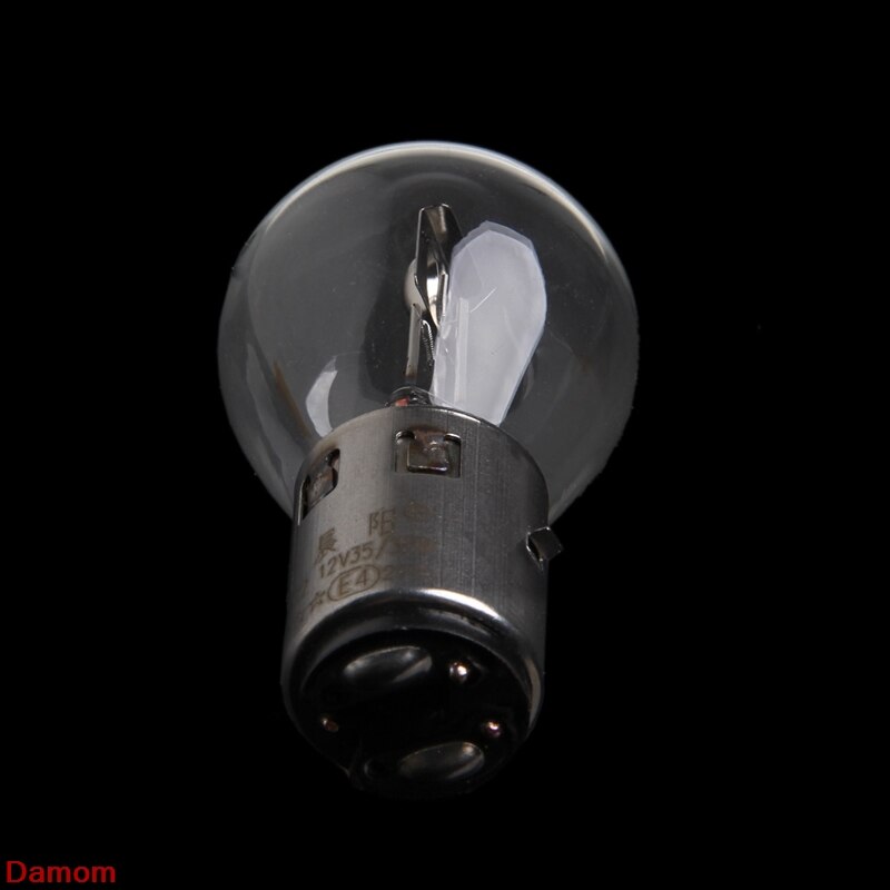 ATV Moped Scooter Head Light Bulb Motorcycle 12V 35W 10A B35 BA20D Glass Damom