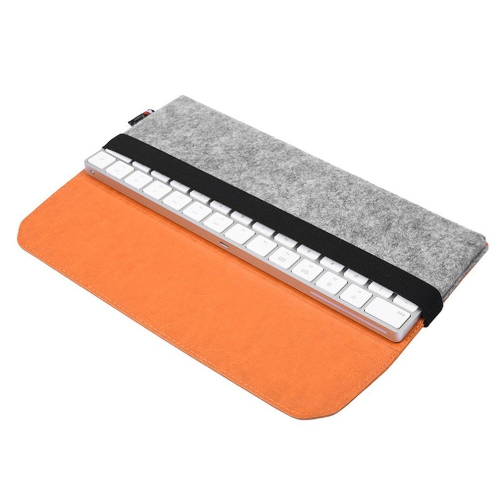 Beschermende opberghoes shell tas voor magic trackpad vilten etui zachte hoes voor magic keyboard