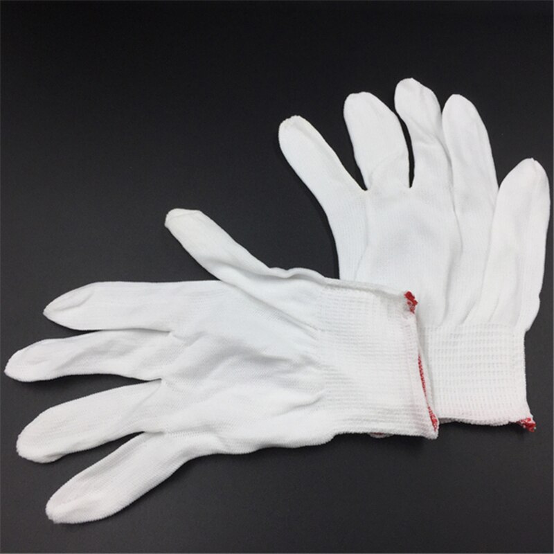 Guantes finos de algodón para trabajos de jardinería, guantes de uso doméstico para trabajos de carpintería, jardinería, 30 pares