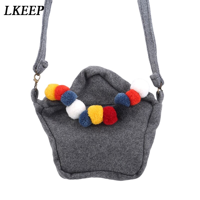 High-grade Kreative Mädchen Geldbörsen Grau Tuch Kleine Tasche Modische Empfindliche Schulter Taschen Für Mädchen