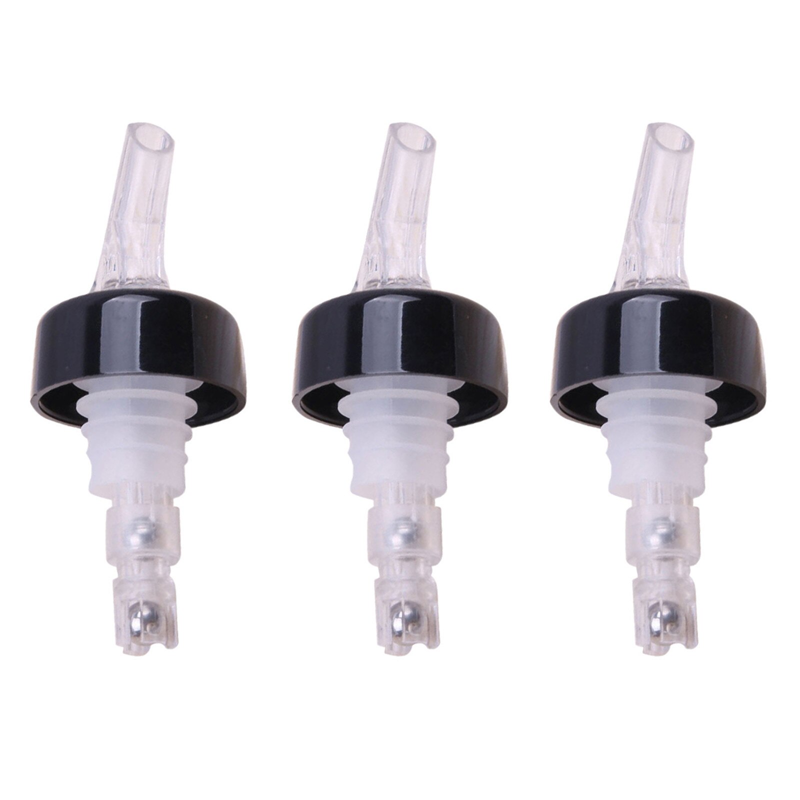 Plastic Spirit Measure Measuring Pourer Drink Bottle Bar Wine Liquor Dispenser Ideal for pubs and clubs as well as home bars 3pc