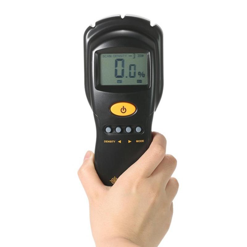 Digital Hygrometer Moisture Meter Non-contact Wood Moisture Meter Wood/Cardboard Lumber/Concrete Buildings Humidity Detector