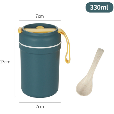 Kunststoff Suppe Kasten Versiegelt dicht Lunchbox freundlicher Frühstück Reisbrei Suppe Tasse Lebensmittel Container Mahlzeit Vorbereitung Bento Kasten: 6