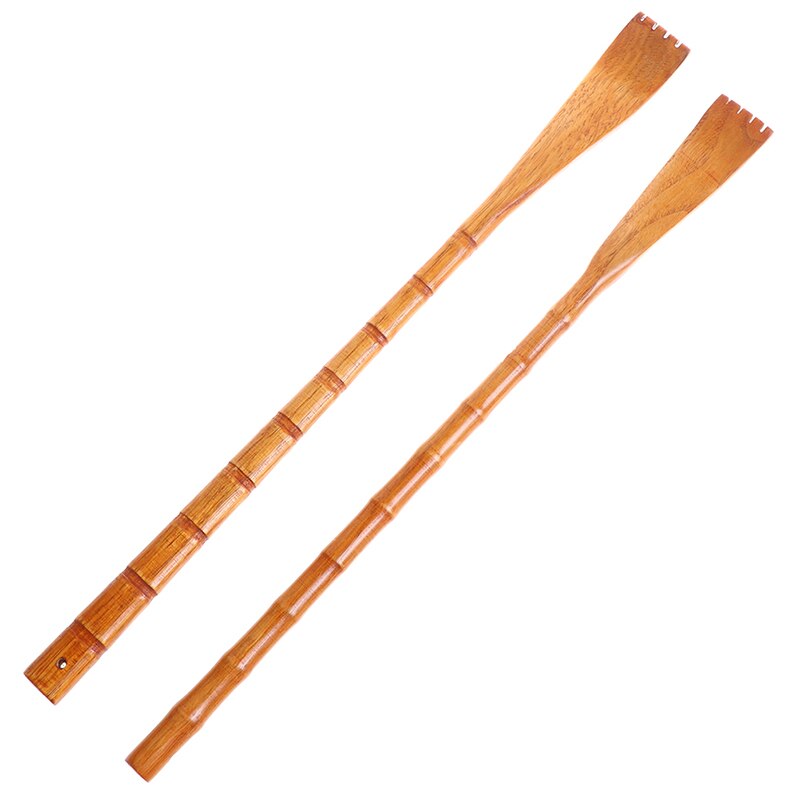 Houten rugkrabber, houten rugkrabber, massager voor de rugkrabber, lichaamsmassage, bamboe, verlichting van jeuk en gezondheidstool