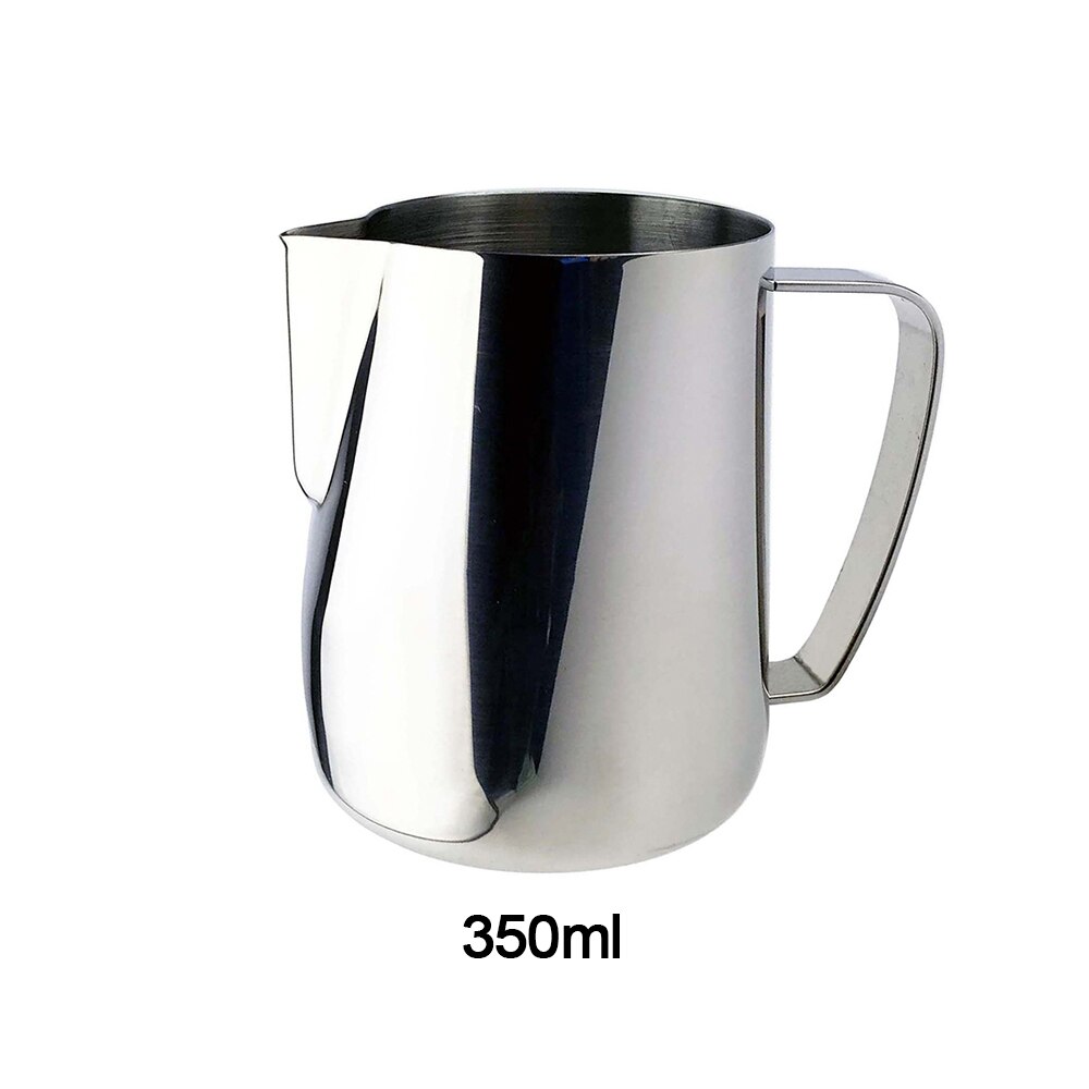 Milk Jug 350ML 600ML Stainless Steel Frothing Pitcher Pull Flower Cup Coffee Milk Mug Frother Latte Art Milk Foam Tool Coffeware