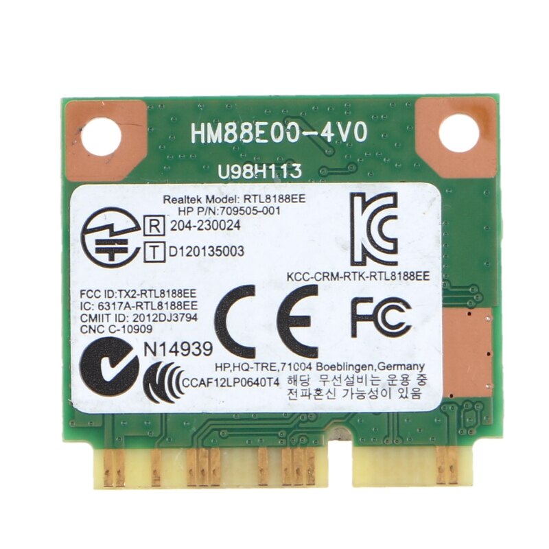 RTL8188EE Hälfte Mini PCIe 2,4 GHz 802,11 b/g/n 04W3808 Drahtlose Karte 709848-001 709505-001