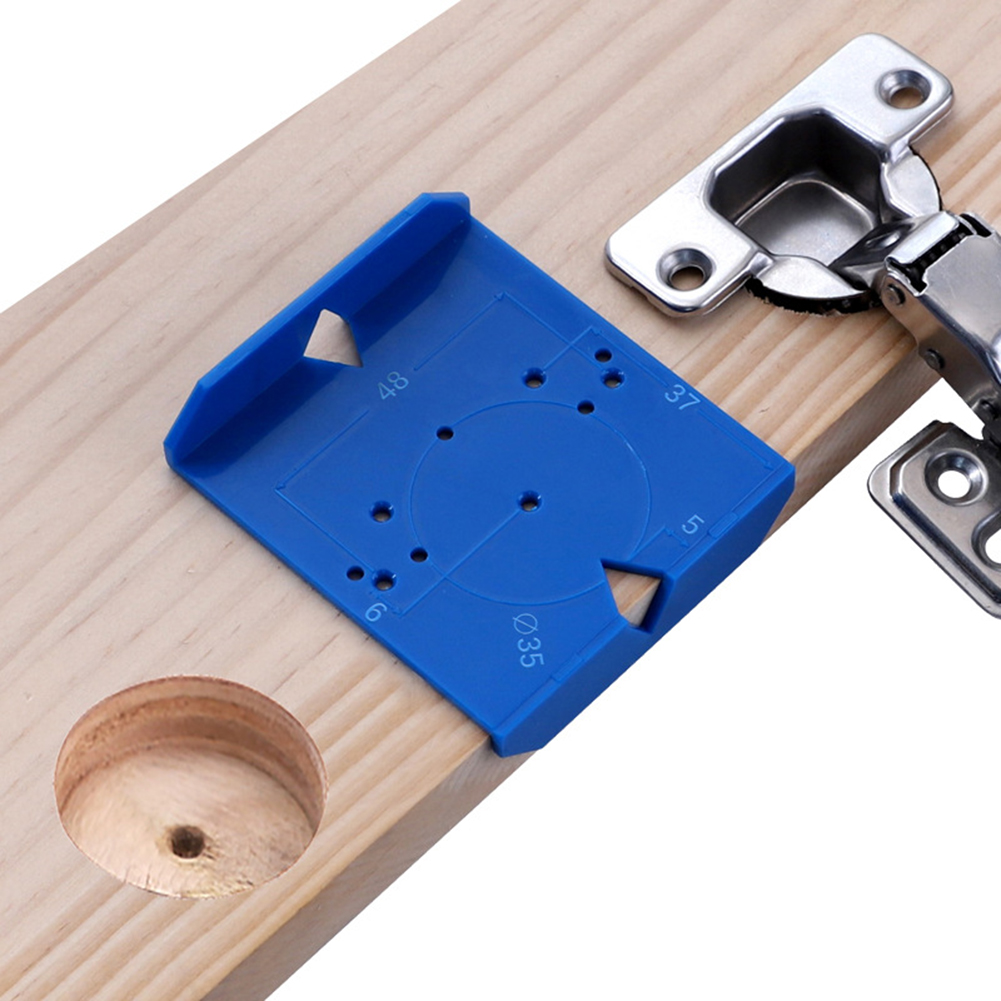 Scharnier Gat Boren Gids Locator 35Mm Deuvel Jig Abs Scharnier Jig Gat Zaag Voor Hout Boor Meubels Scharnier Installatie houtbewerking