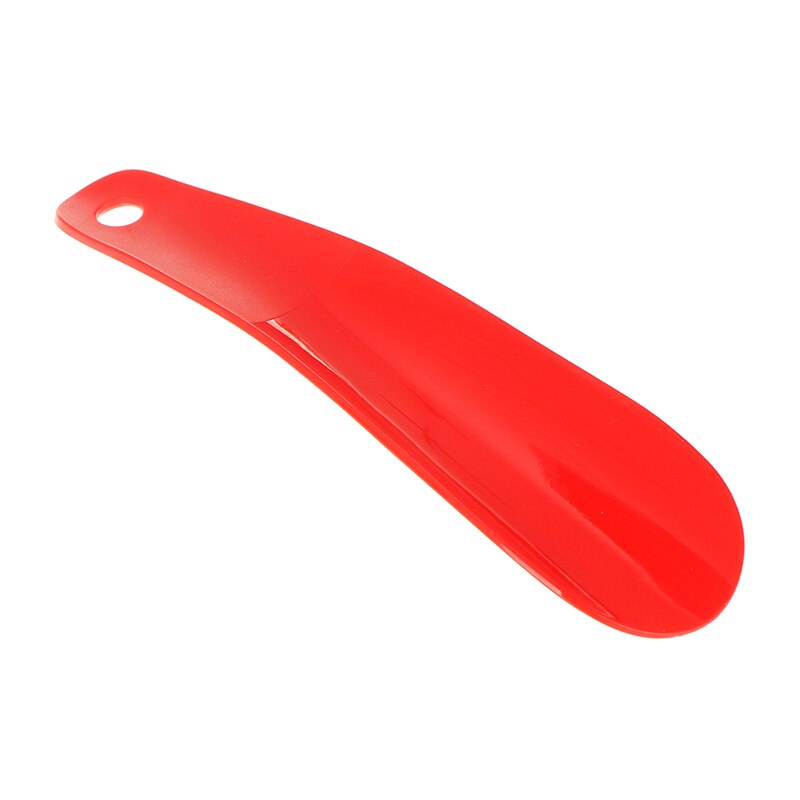 1/2pcs Pro Shoe Horns Black Plastic Shoe Horn Spoon Shape Shoehorn Shoe Lifter Flexible Shoe Lifter Shoes Accessorie 16/32cm: 16cm red