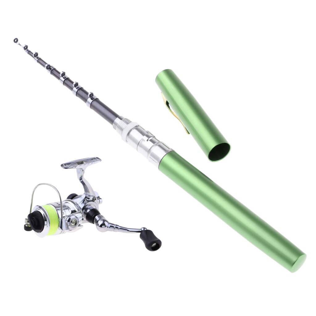 Pen Pocket Fishing Rod and Reel Line Combos Travel Portable Fishing Rod Kits