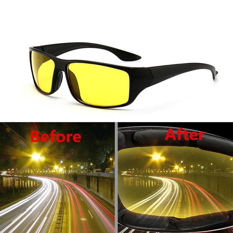 hug lay off attract Moda güneş gözlükleri gözlüğü parlama önleyici gece görüş sürücüsü gözlük  gece sürüş gelişmiş ışık gözlük araba aksesuarları – Grandado