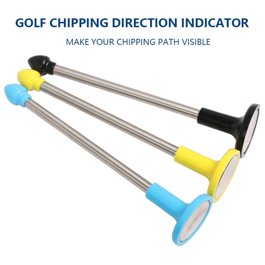 Golf magnet liggende vinkel værktøj golf træning hjælp ansigt målretning justering stænger udendørs korrektion pinde golf klub justering pind