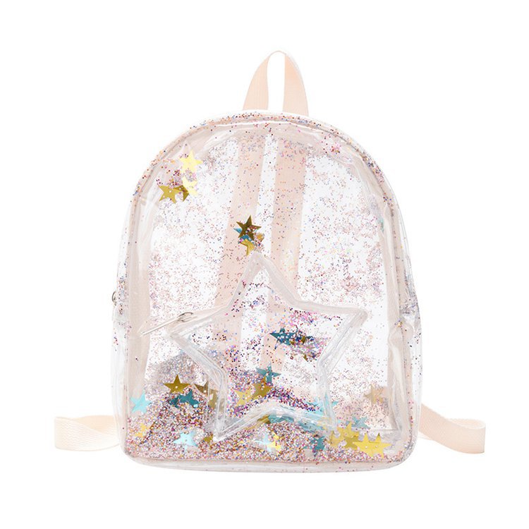 Neue Plüsch transparent Pailletten Regenbogen Schule Tasche Kindergarten freundlicher Rucksack Farbe knapp Ornament Rucksack