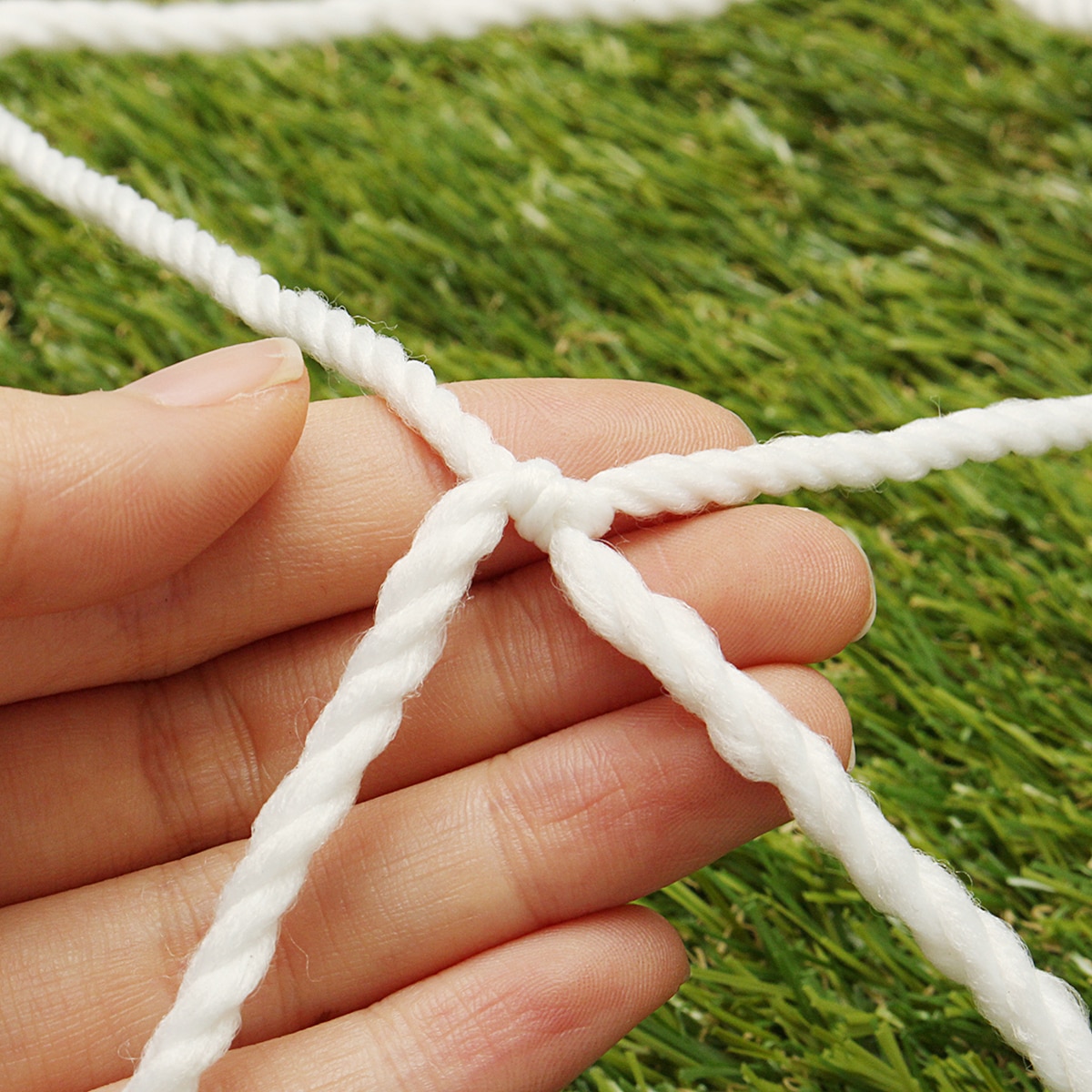 5 Size Voetbal Doel Netto Voetbal Doel Netto Voetbal Voetbal Doelpaal Net Voor Sport Training Match Vervangen Volwassen Kid