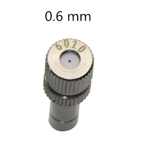 50 st 8mm droppskydd med filterglidlås snabbkoppling lågtryckskoppar 0.2-0.6mm dimdysor gareden bevattningssprinkler: 0.6mm