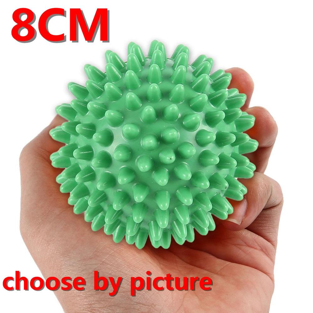 6-8 Cm Duurzaam Pvc Spiky Massage Bal Trigger Point Sport Fitness Hand Foot Pain Relief Fasciitis Plantaris Reliever egel Bal