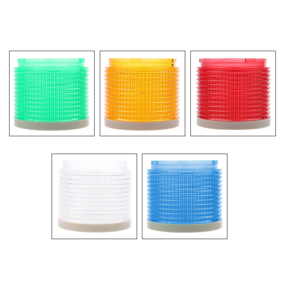 2 layers Rotatable 180 Stack light Red warning light industrial for CNC machine DC 24V 12V AC220V 110V Steady flashing light LED