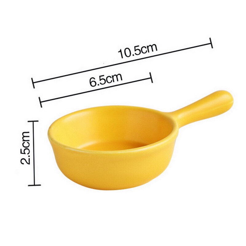 Miniplatos de cerámica de estilo japonés, vajilla de Color sólido, plato pequeño, tazón, taza de leche, vajilla de porcelana: G386467