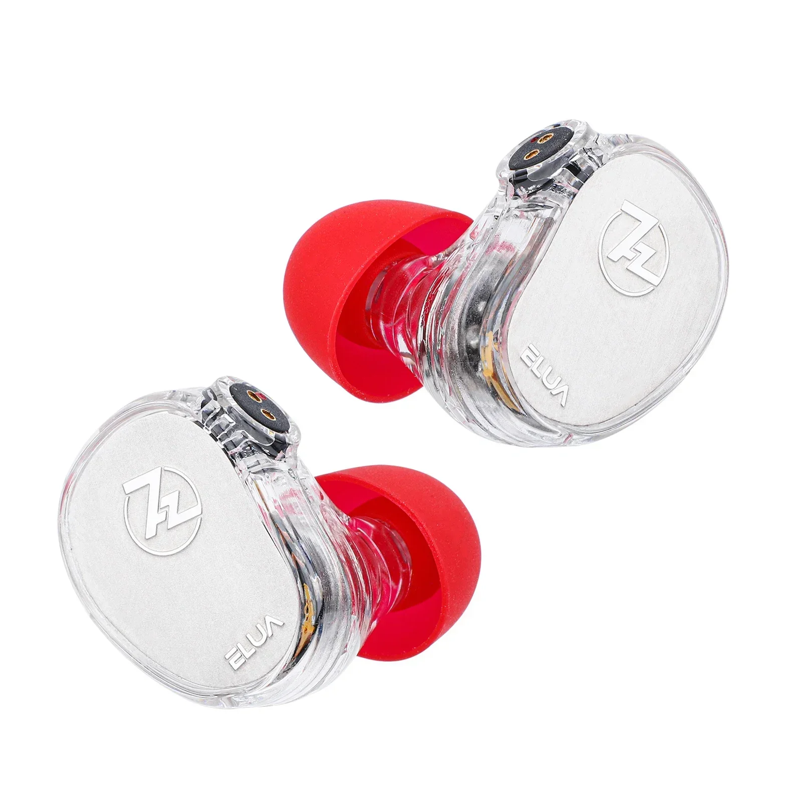 7Hz x HBB Elua headset 10mm + 8mm Dual Dynamic Driver IEM Hifi Earphones with Detachable Cable and Balanced Sound