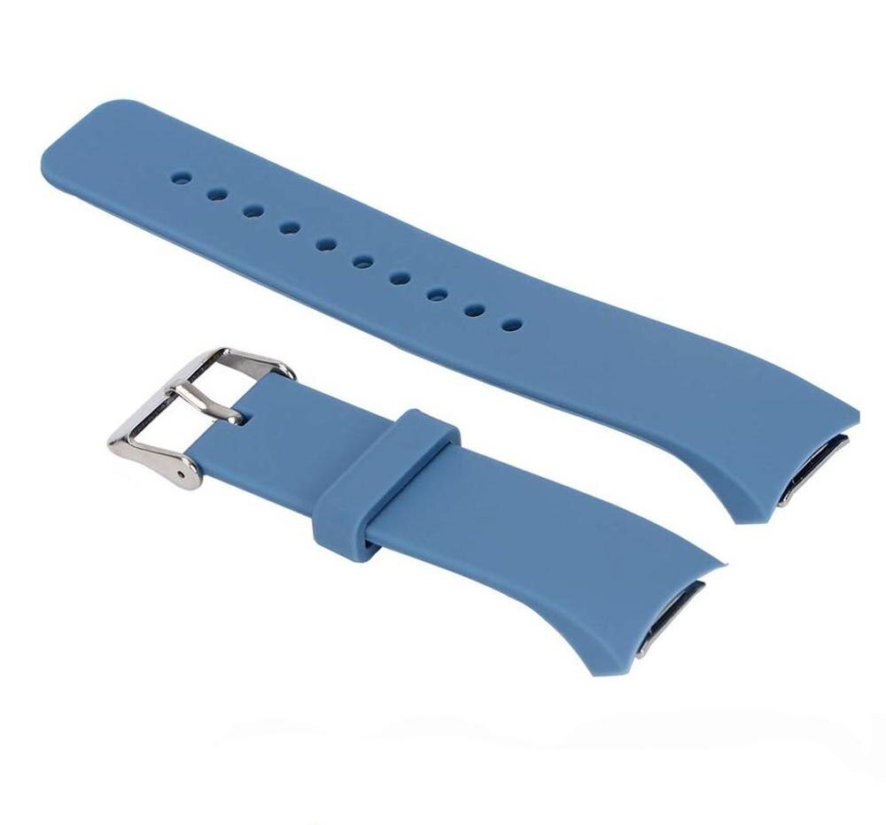 Horloge Band Voor Samsung Gear S2 SM-R720 Zachte Siliconen Sport Vervanging Band Polsband Armband Voor Samsung Gear S2 SM-R730: Rock Green