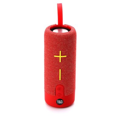 Portable Wireless Speakers Subwoofer Outdoor Powerful Boombox Music Player Sound Box Column For Bluetooth FM Radio Loudspeakers: RED