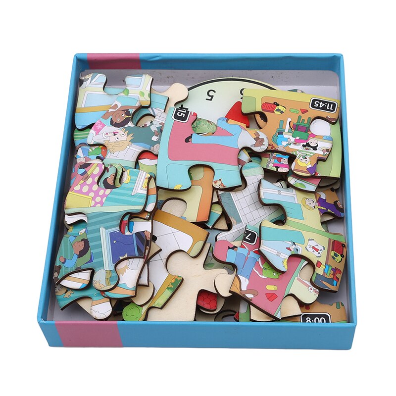 Puzzels Voor Kinderen Klok Puzzel Vroege Onderwijs Kinderen Educatief Speelgoed Aged Verlichting Educatief Speelgoed Kinderen