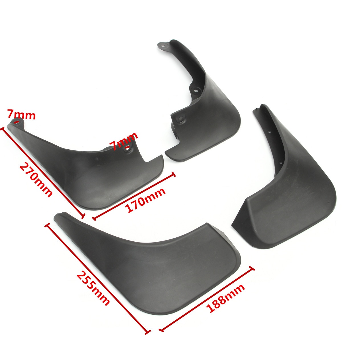 Auto Spatlappen Wielkasten Spatborden Spatlappen Splash Guards Voor Toyota Yaris