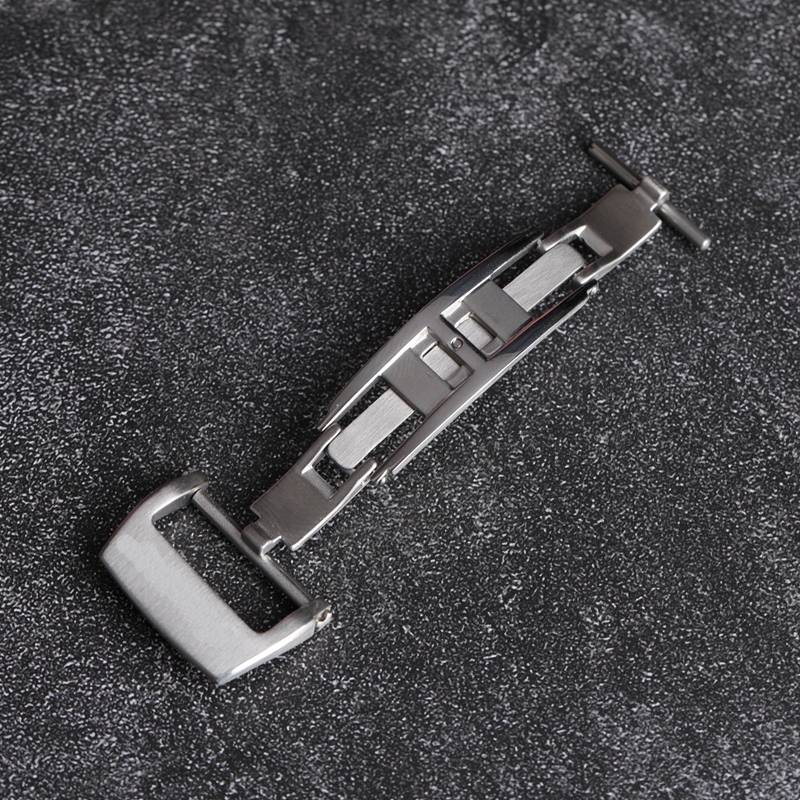 Original 316L Stainless Steel Folding Clasp, 20MM Silver Black Rose Gold And Golden Stainless Steel Clasp