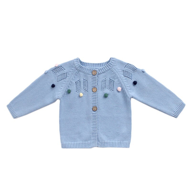 Autumn Baby Boys Girls Cardigan Cotton Sweater Top Baby Children Clothing Boys Girls Knitted Cardigan Sweater Kid Spring Clothes