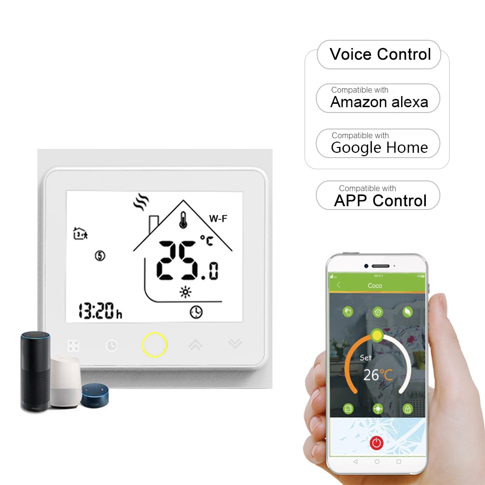 Smart WiFi Thermostat Water Gas Boiler Thermostat Temperature Controller APP Control Heating Termostato For Alex Google Home