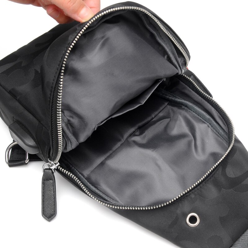 Männlichen Schulter Taschen USB Umhängetaschen Männer Anti Diebstahl Brust Tasche Schule Sommer Kurze Reise Boten Tasche Neue