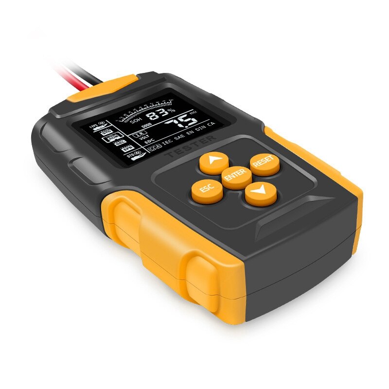 12V 24V Universal Battery Tester Vehicle Starting Power Pulse Device Scanner Diagnostic Battery Measurement Analyzer