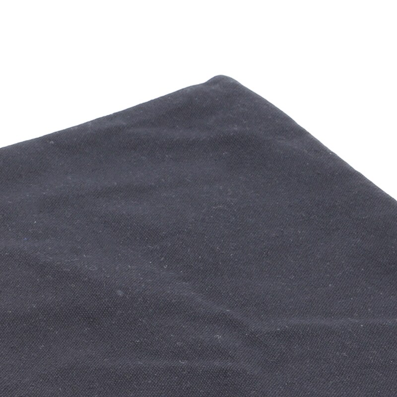 Grote Zwarte Canvas Draagtas Herbruikbare Boodschappentas Opvouwbaar Opvouwbare Stof Doek Katoen Eco Boodschappentassen Duurzaam Handtas