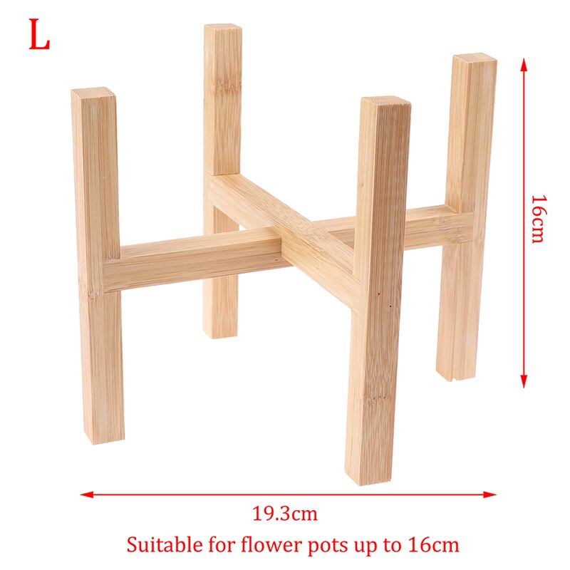 En bois/métal en fer forgé fleur Pot support Basion présentoir jardin plante porte-fleurs balcon décor à la maison support Pot: L