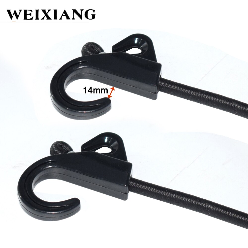 Cuerda elástica fuerte para atar, cinturón de amarre de equipaje de carga, correas de amarre para motocicleta, SUV, coche, techo de carga, Camping al aire libre, negro