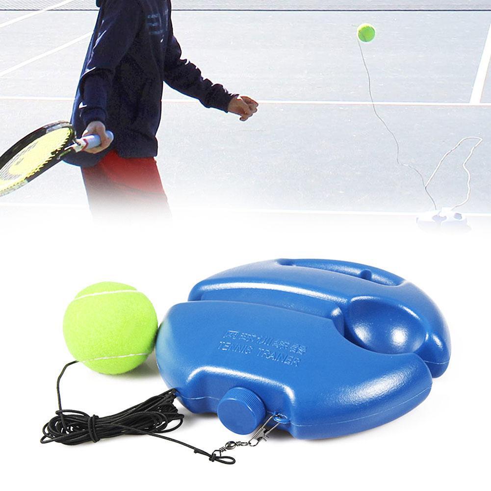Tennis Trainer Single Self-study Tennis Training Tool Baseboard Tennis Practice Device Ball Accessorie Exercise Sparring Re M6Y7