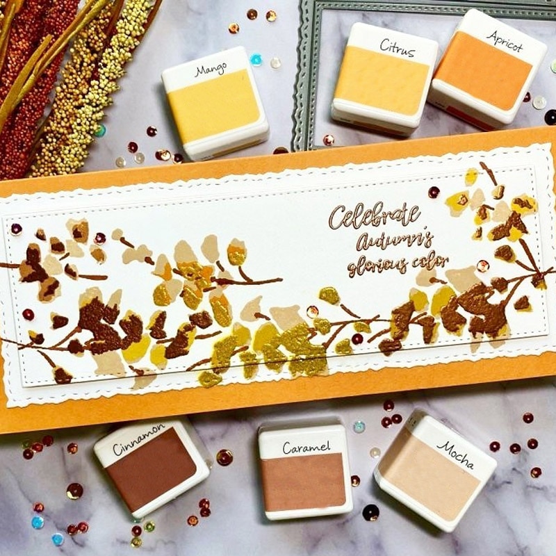 Layered Florals Winter Bouquet Fragrant Blooms Fresh Flowers Clear Stamps Dies Set for DIY Scrapbooking Cards Crafts