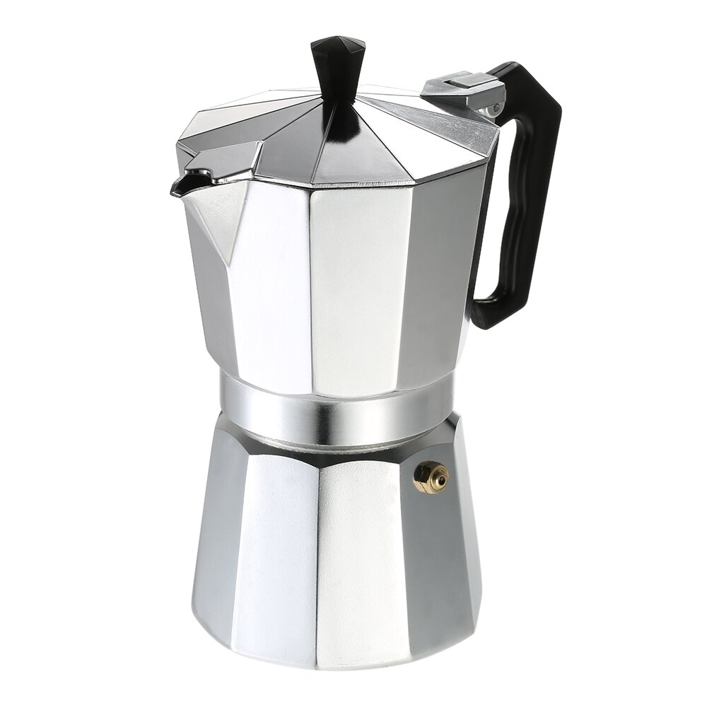 Homgeek kaffemaskine aluminium espresso kaffemaskine percolator kaffe kogeplader maker mokka pot 1 kop /3 kop /6 kop /9 kop /12 kop