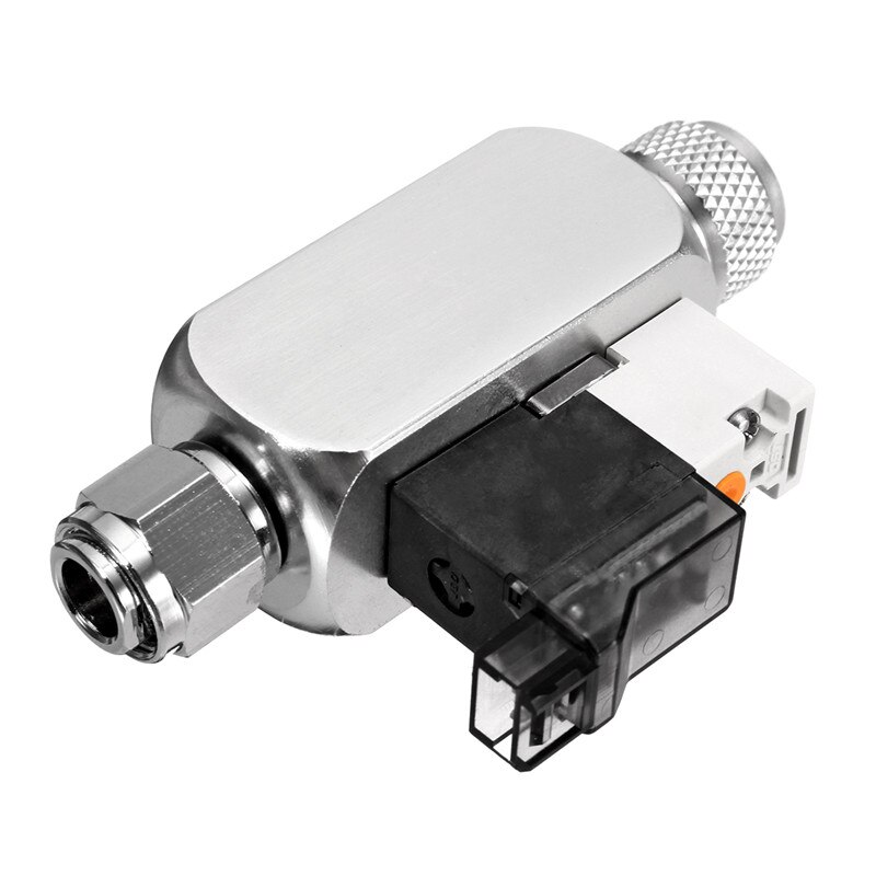 Electroválvula de doble cabezal para acuario CO2 magnética, regulador de baja temperatura, cilindro, alivio de presión, suministros de equipos CO2: single