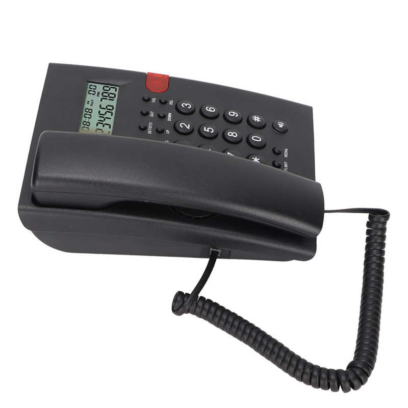 Home telefono fisso telefono fisso con filo da tavolo con funzione ID chiamante chiamata in vivavoce telefoni cablati per Hotel Home Office