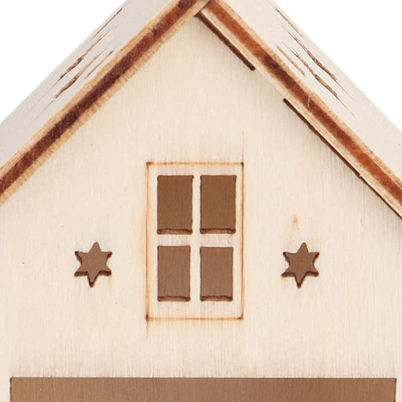 DIY Wooden Bird House Unfinished Natural Christmas Natural Wooden Birdhouse Best for Outdoor