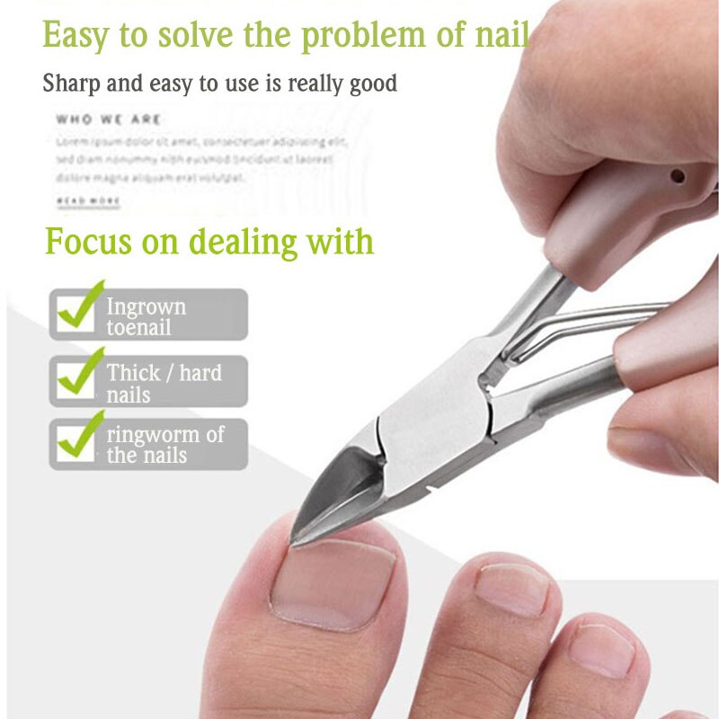 Nagelknipper Voor Cuticle Schaar Ingegroeide Teennagel Clipper Pedicure Manicure Tool Machine Voor Scheren Claws Nail Cutter