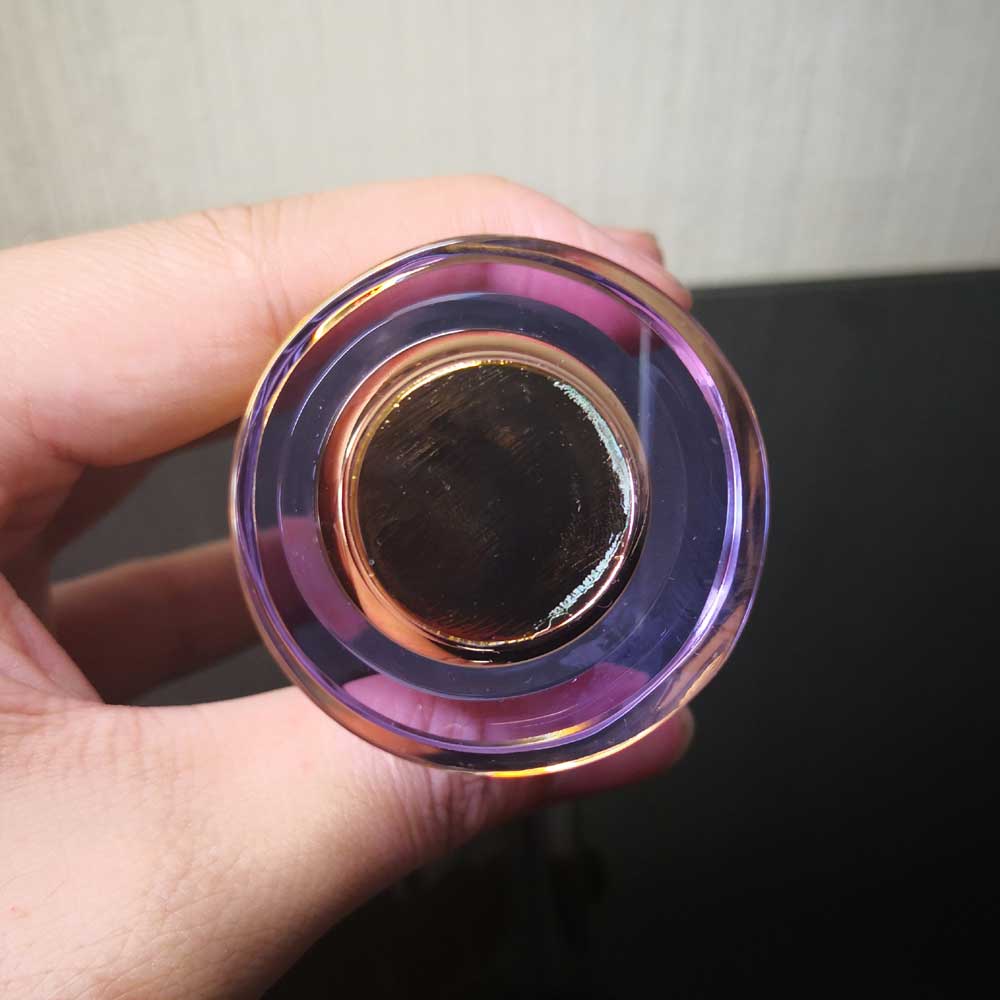 12ML K9 CLEAR CRYSTAL GLASS REFILLABLE PERFUME BOTTLE EASY TO CARRY TRAVEL ESSENTIAL TABLE ORNAMENT HOME DECOR