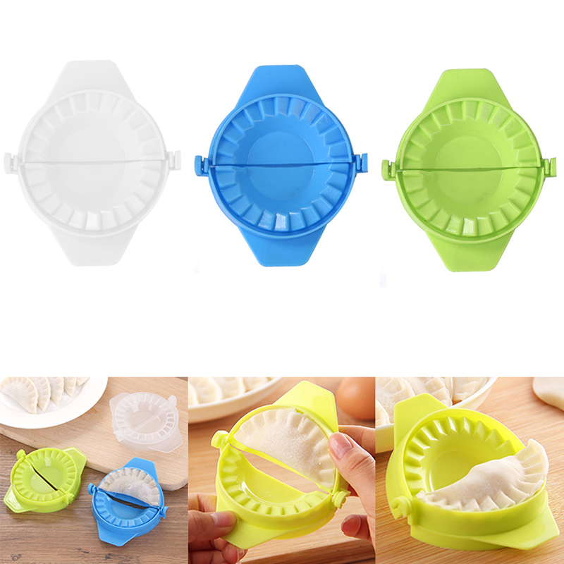 Plastic Dumpling Molds Chinese Food Jiaozi Maker Dough Press Dumpling Pie Ravioli Hand Mould Kitchen Kitchen DIY Tools