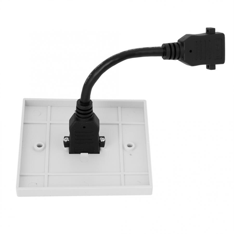 HDMI Strip Line Single Port Panel Socket Home Office Company Decoration Electric Board US Standard