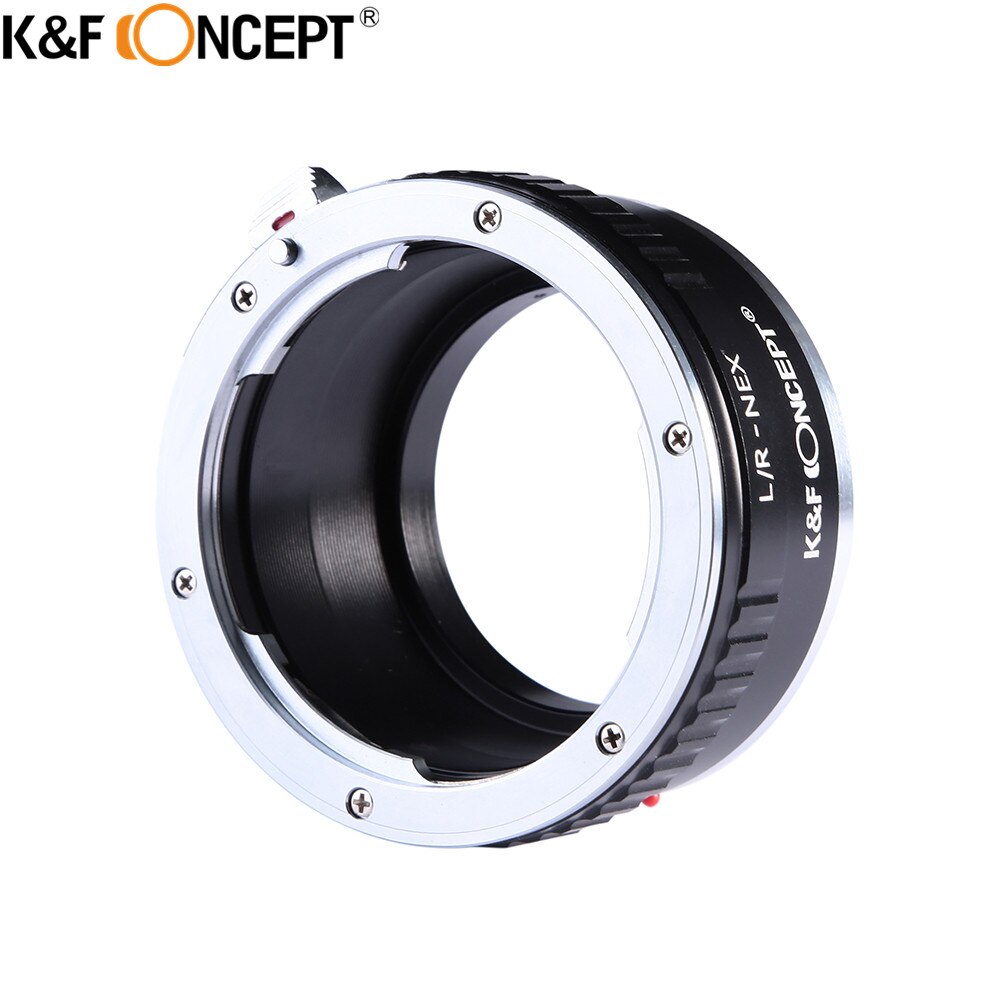 K & F CONCEPT voor L/R-NEX Aluminium Camera Lens Adapter Ring Fit voor Leica R Serie Lens voor Sony E Mount Camera Body