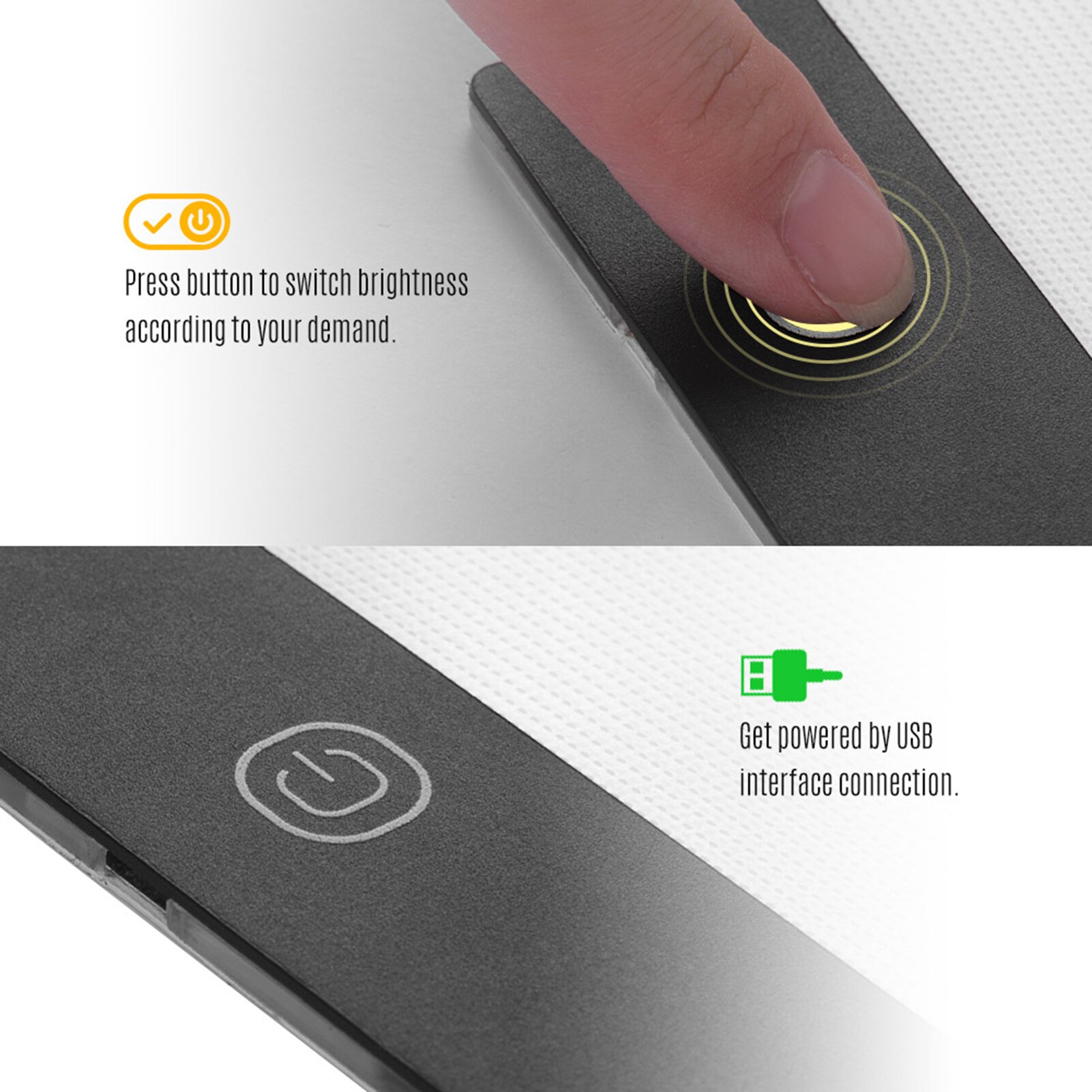 LED A3 Light Panel Graphic Tablet Light Pad DigitalTablet Copyboard with 3-level Dimmable Brightness for Tracing Drawing Copying