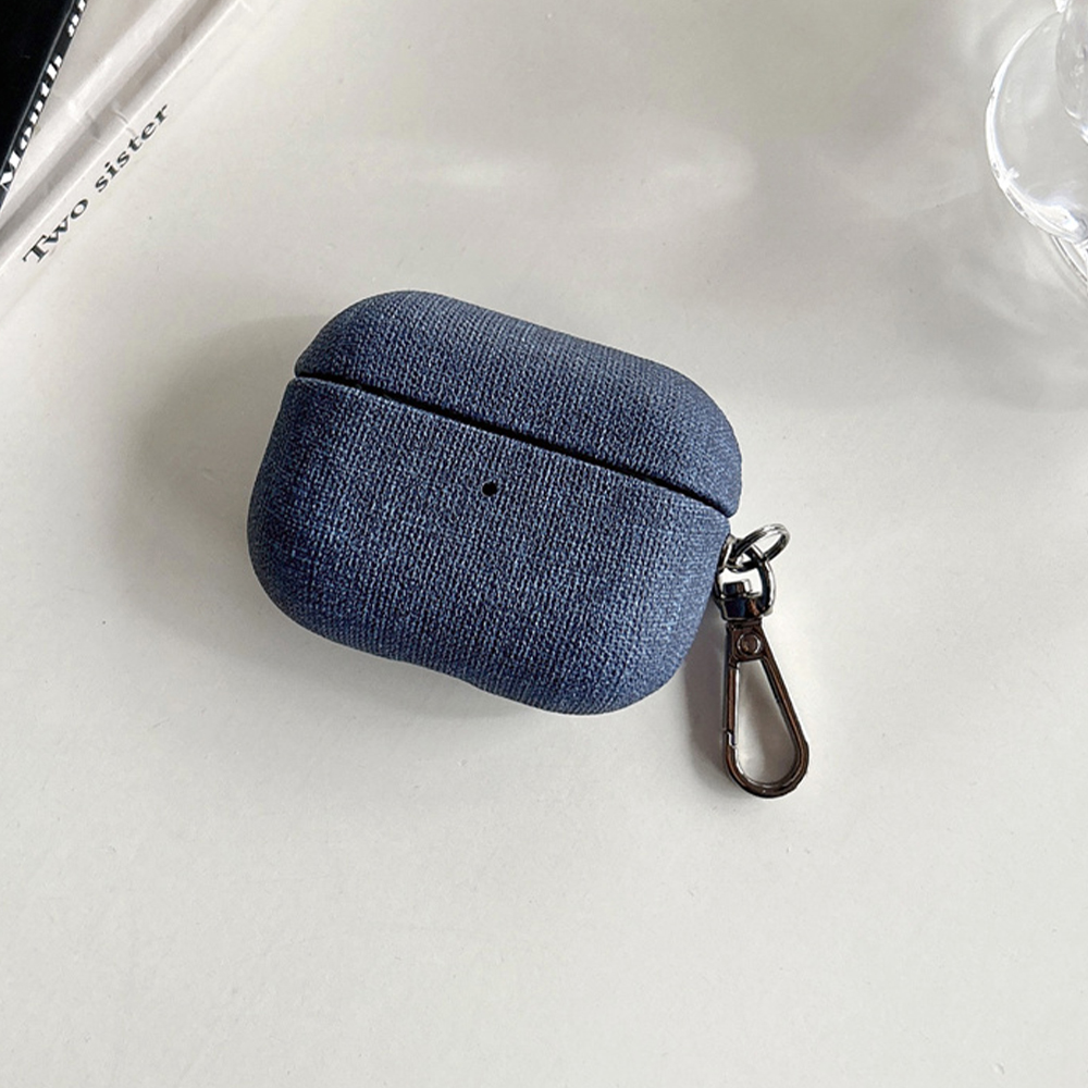 Funda protectora de tela para auriculares Apple Airpods 4, 3, 2, 1 Pro 2, con llave, cierre de Metal, funda para auriculares Bluetooth para Air Pods Pro2: 2XS / Caqui