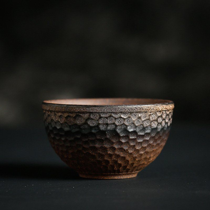 Japanse Steengoed Handgemaakte Theepot Warmer Keramische Retro Thee Warmer Kaars Houder Waterkoker Houder Thee Fornuis Kung Fu Theepot: 1PCS  cup