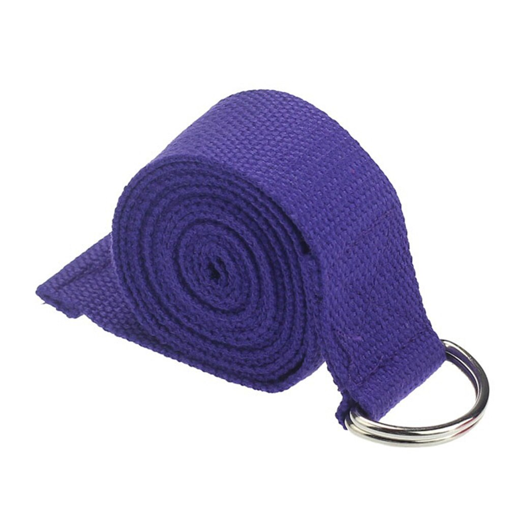 Cinta de Yoga para Pilates, colchoneta elástica para Yoga, herramientas de entrenamiento, barra flexible, accesorios para Yoga: Púrpura